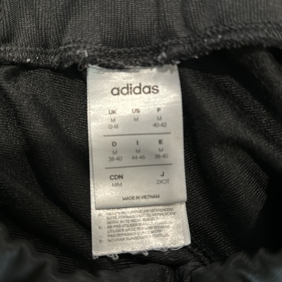 Adidas Black Joggers with White Accents - Picture 4 of 4
